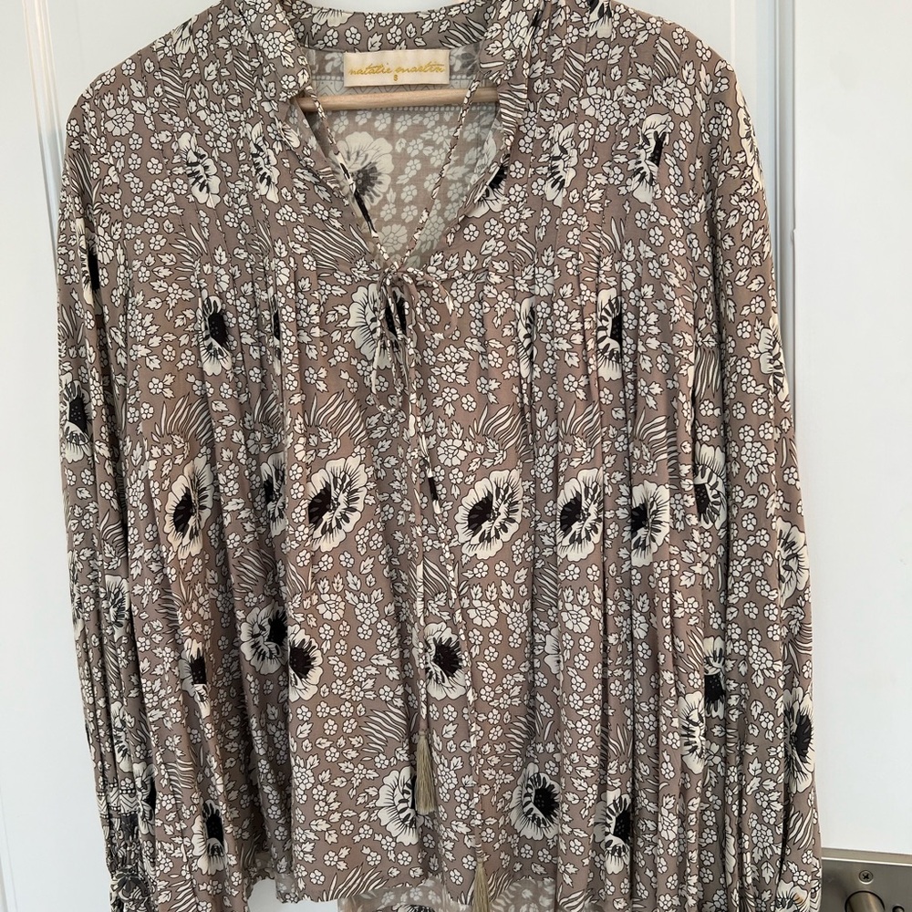 Natalie Martin Lizzy Floral Print Women's Top - size Small